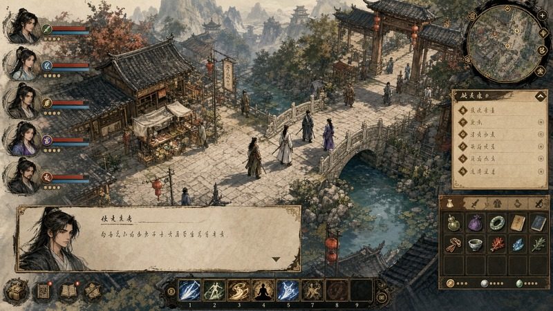 金庸群侠传5爱与死仙狐MOD六周年 主线事件 演示图 2